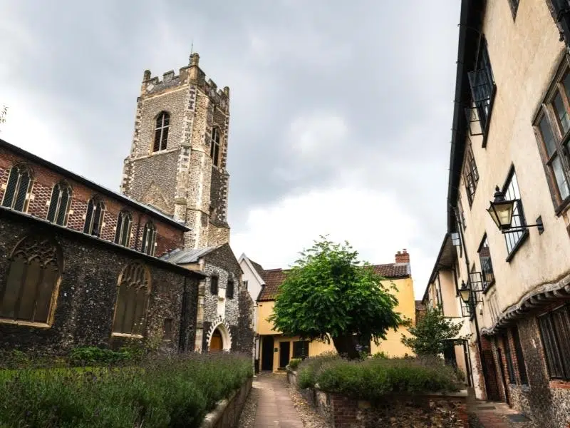 St George's Church and Tombland Norwich