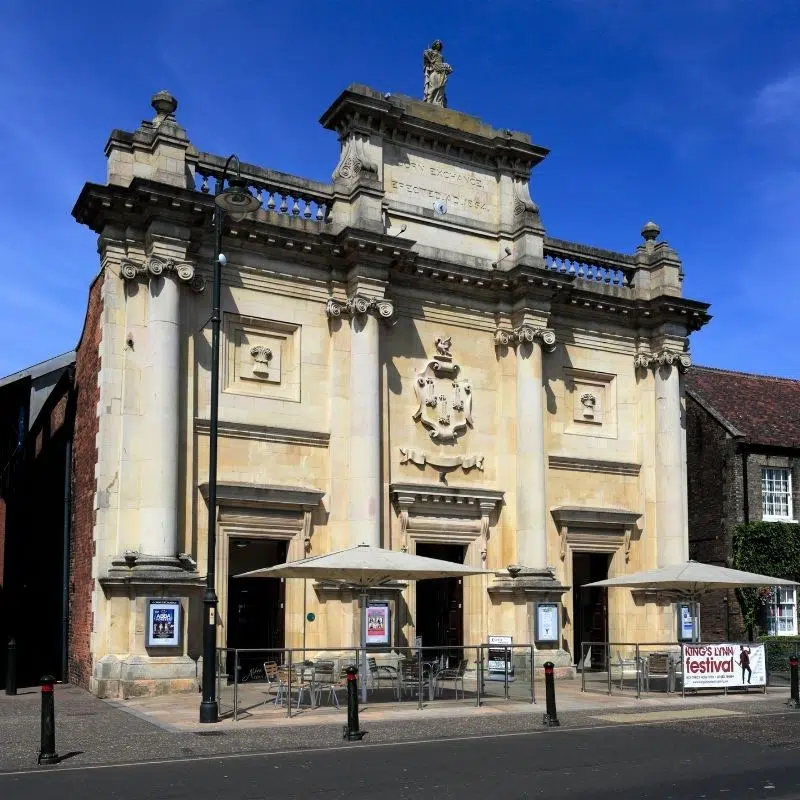 Front of the Corn Exchange in King's Lynn