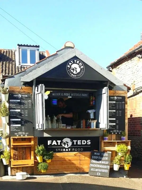Fat Ted's food shack Sheringham