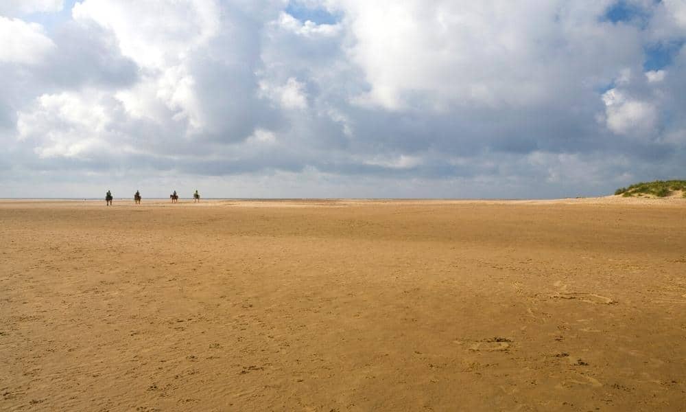 Holkham beach horse riding