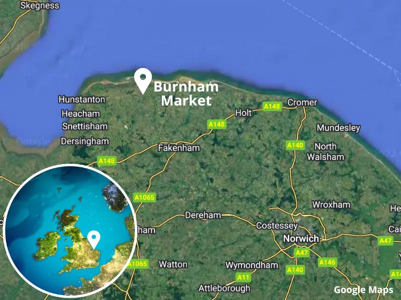 Burnham Market map