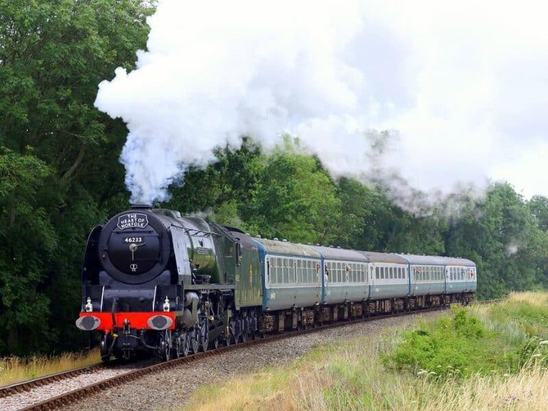 Steam railway Norfolk running from Dereham to Wymondham.