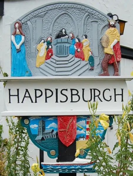 Happisburgh village sign